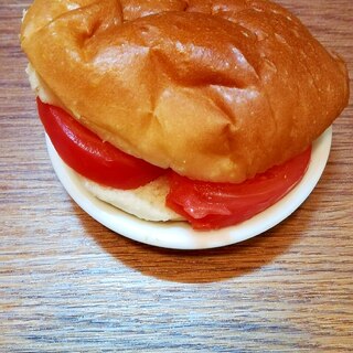 シンプルレシピ♪トマトのハンバーガー